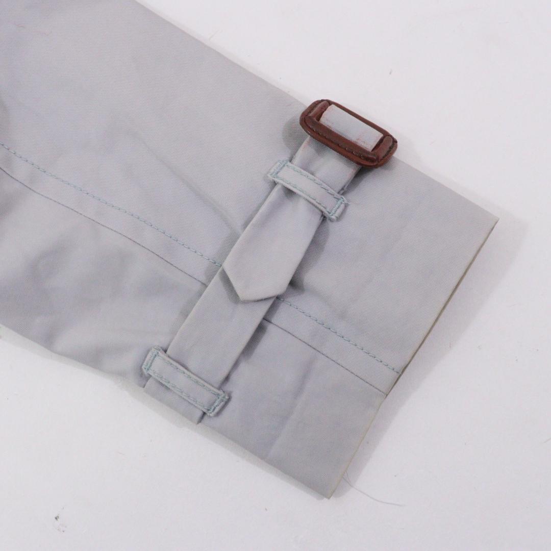 【美品】MaxMara トレンチコート 2WAYライナー付 ライトグレー 42