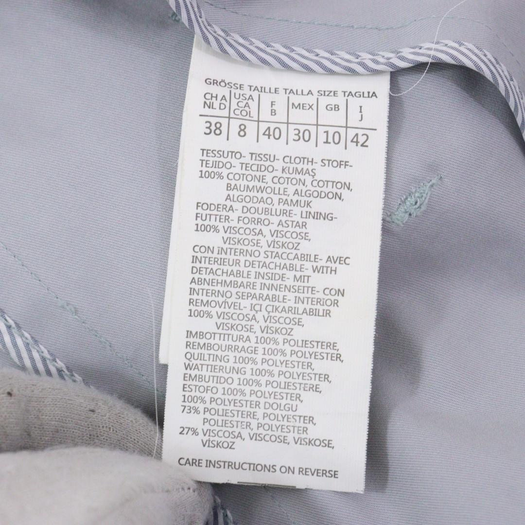 【美品】MaxMara トレンチコート 2WAYライナー付 ライトグレー 42