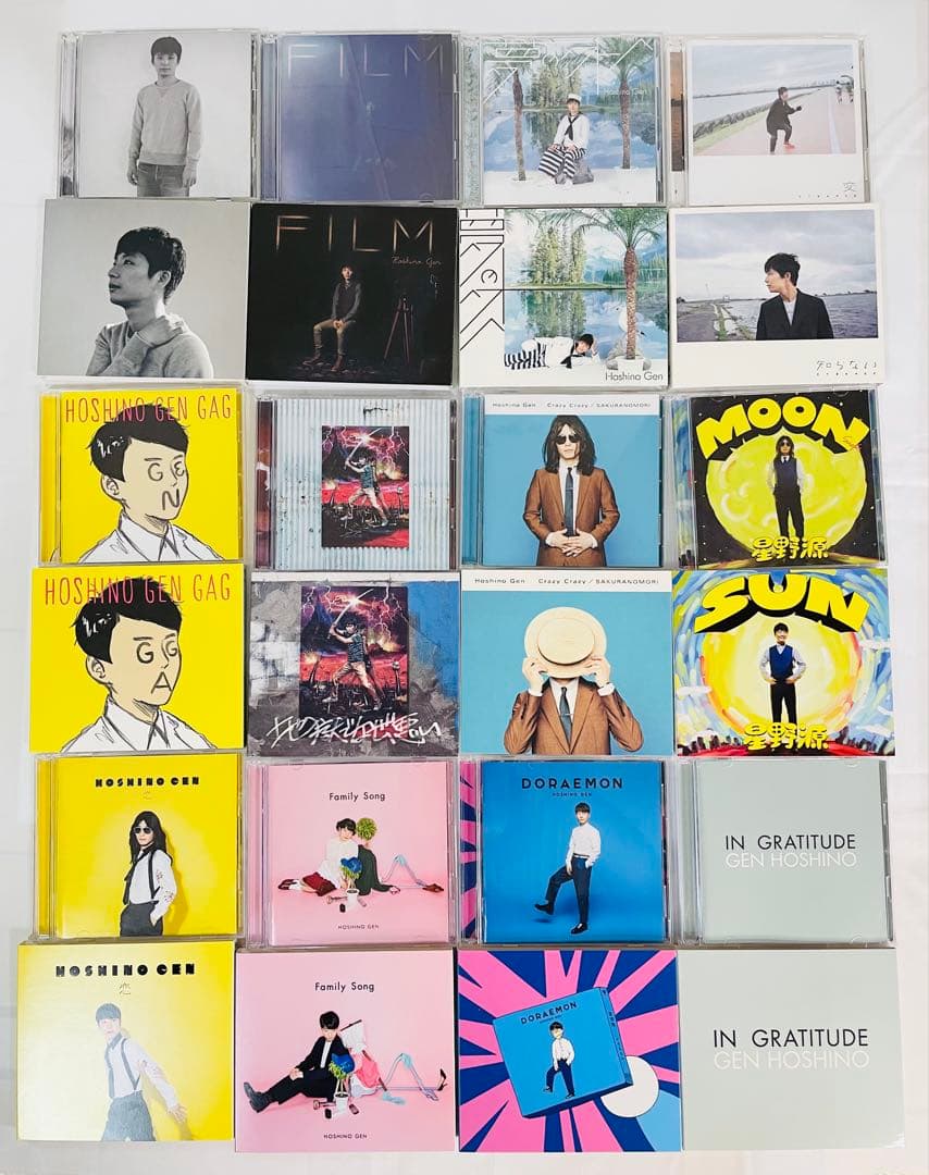 Gen Hoshino Single Box GRATITUDE+光の跡+不思議