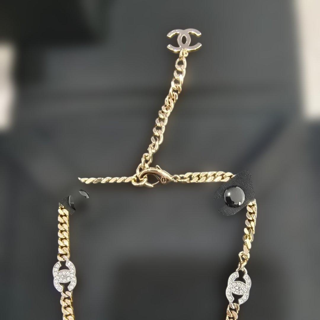 ✨極美✨ CHANEL ロゴ入りチョーカー　ネックレス