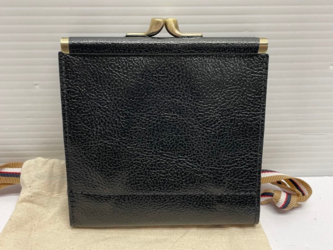 IL BISONTE イルビゾンテ がま口 財布 二つ折り財布