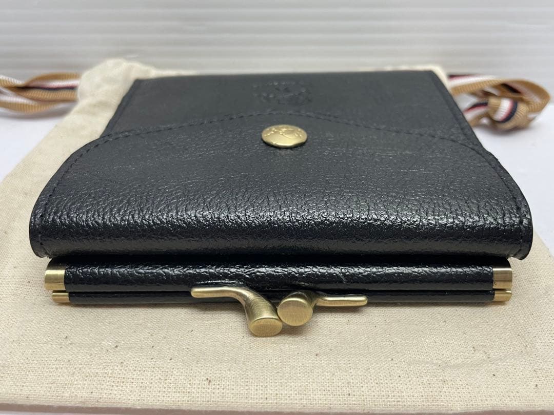 IL BISONTE イルビゾンテ がま口 財布 二つ折り財布