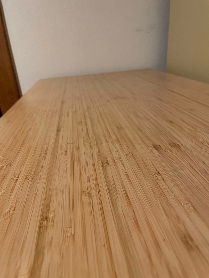 【送料込み】IKEA リルオーセン 竹 デスク 木