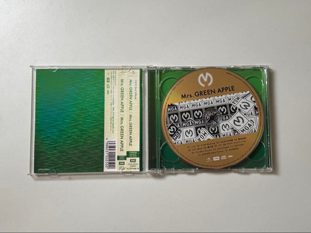 Mrs. GREEN APPLE 2nd album 初回限定版