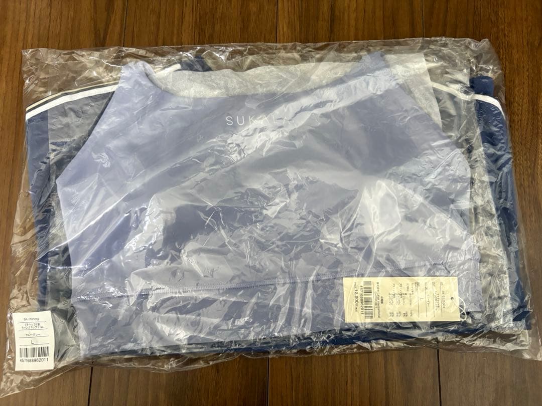 【SUKALA】　【新品】完売ブラトップ付きラインクロップドTee サイズL