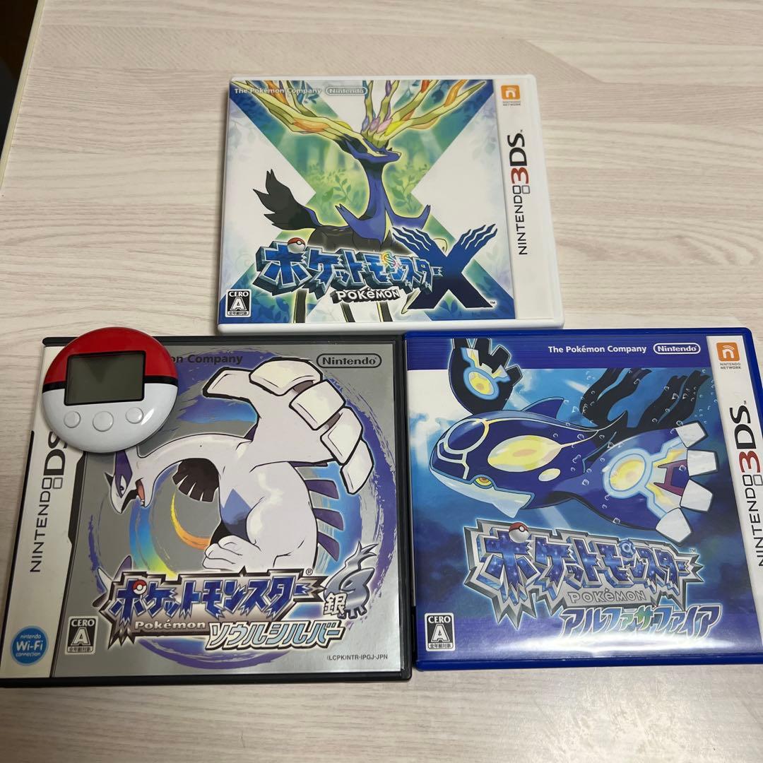 DS＆3DS ソフト8点まとめ売り(ポケモン＆モンハン)