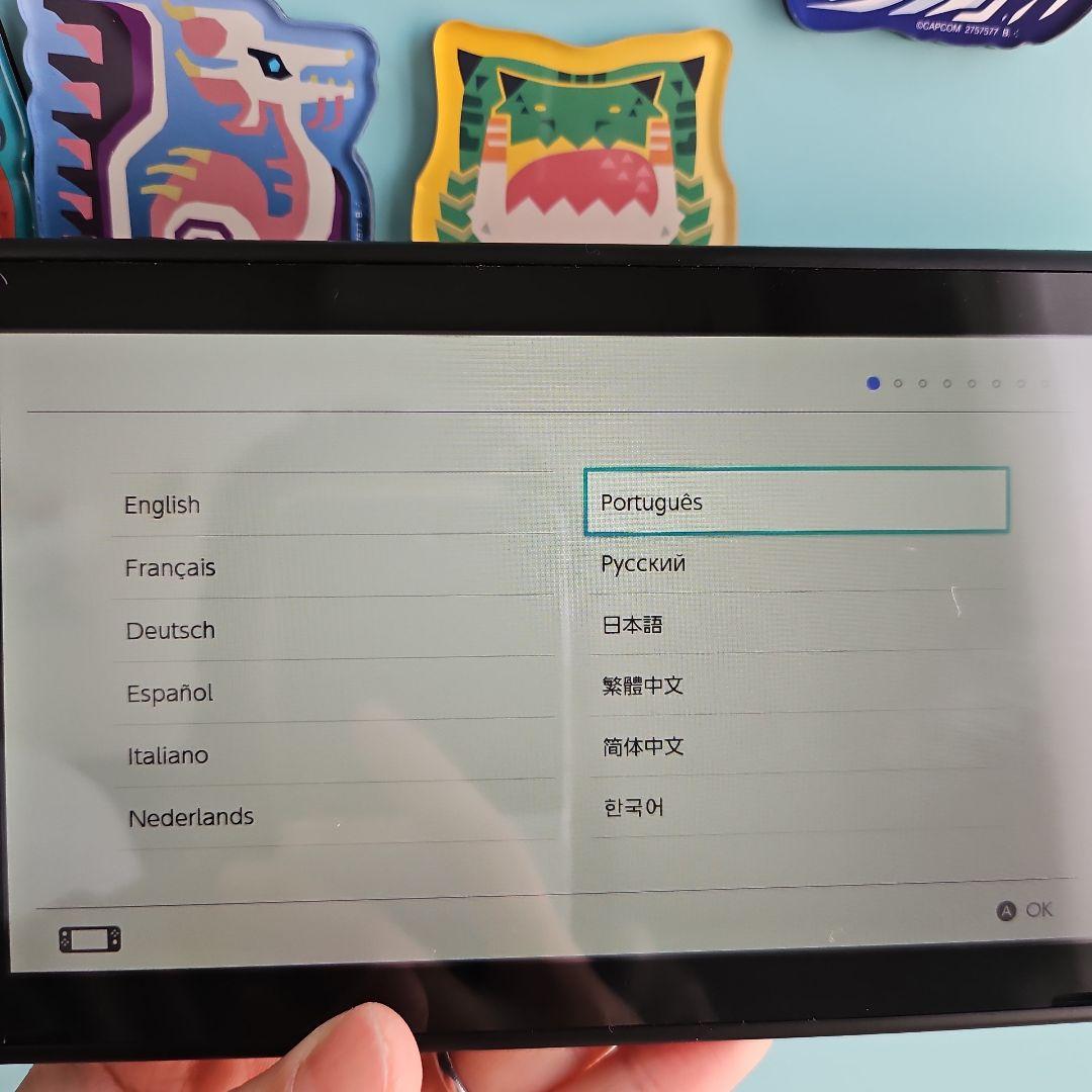 合馬リンク　Nintendo Switch 本体 ミントグリーン・ピンク