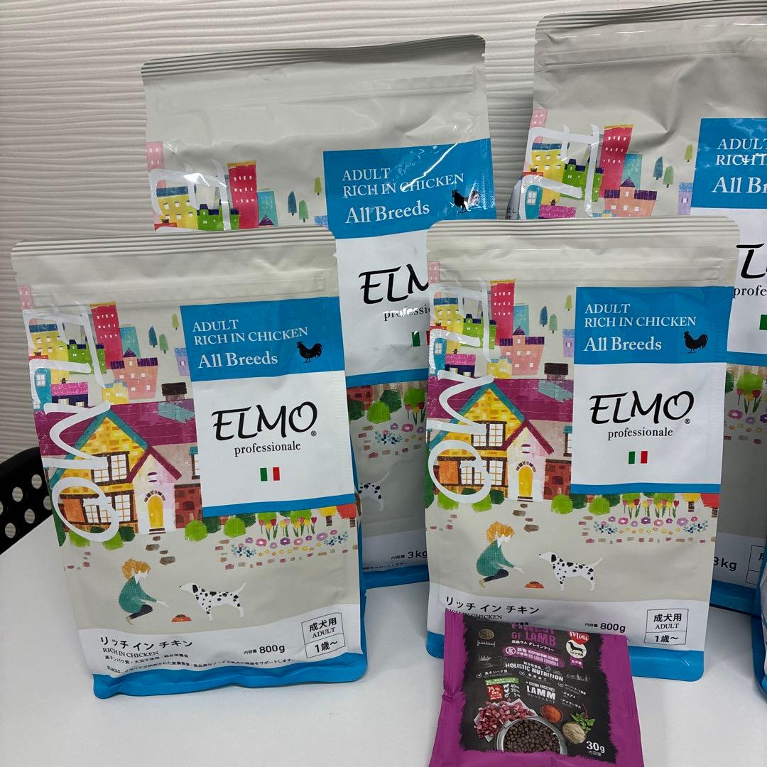 T*A様 限定価格！ELMO ドッグフード 3kg×2 800ｇ×3 合計8.4