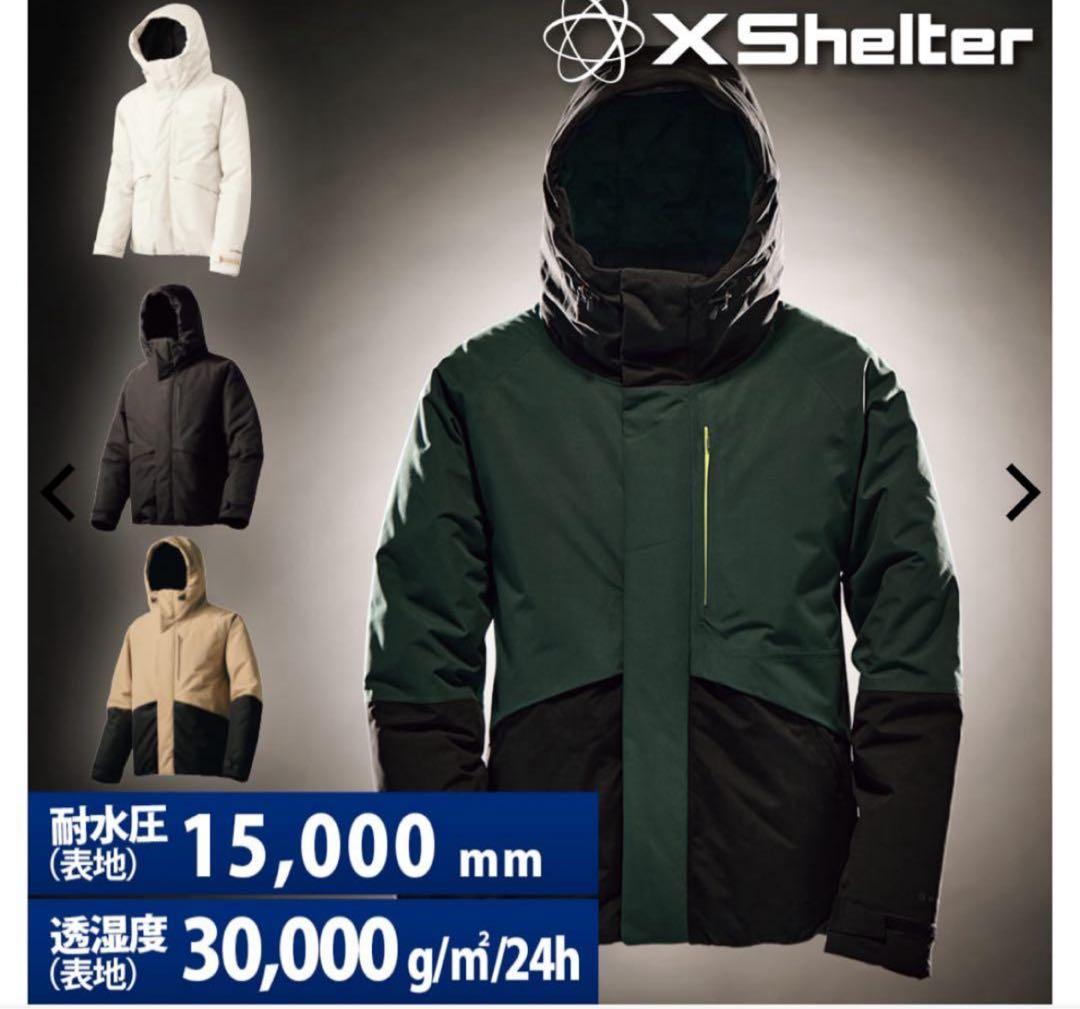 エックスシェルター(R)断熱α防水防寒ジャケット LL ブラック ワークマン