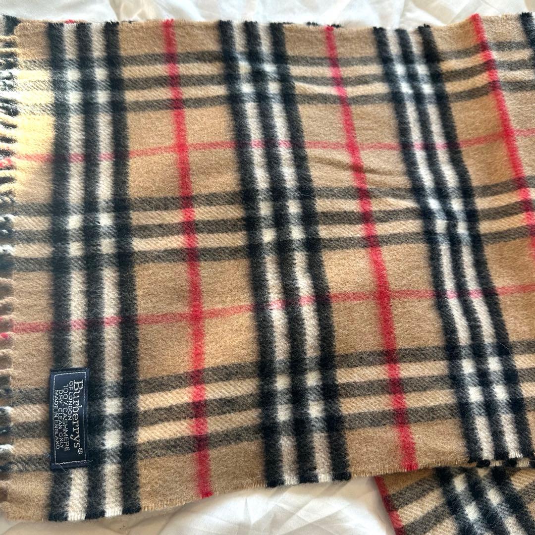 BURBERRY バーバリー　ノバチェック　カシミヤ100% マフラー