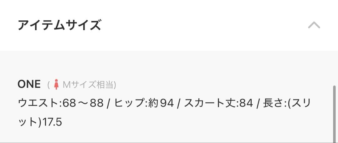 未使用^_^EKAL⭐︎スカート