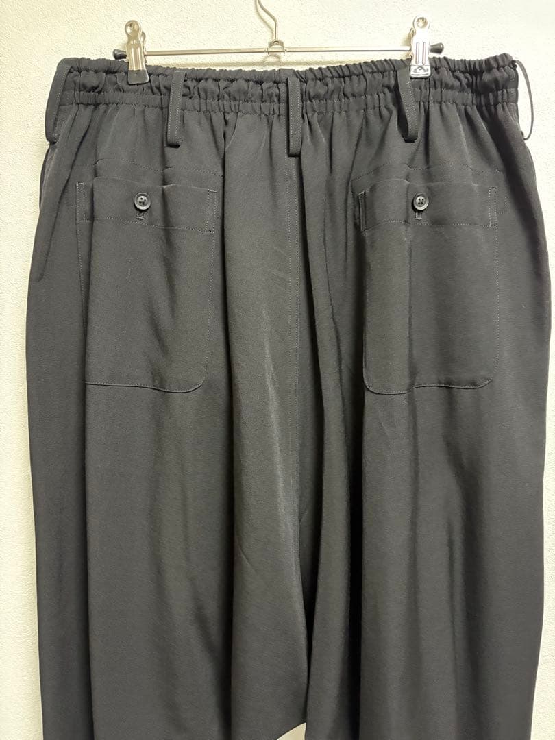 25AW Yohji Yamamoto ウールギャバジンサルエルパンツ