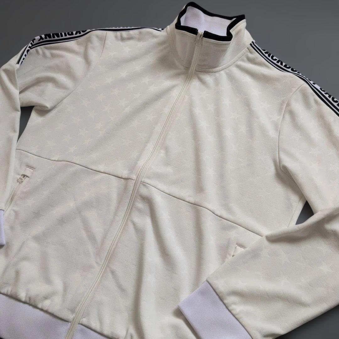 【美品】ジャックバニーゴルフ　サイドライン星デザインセットアップ上下　L