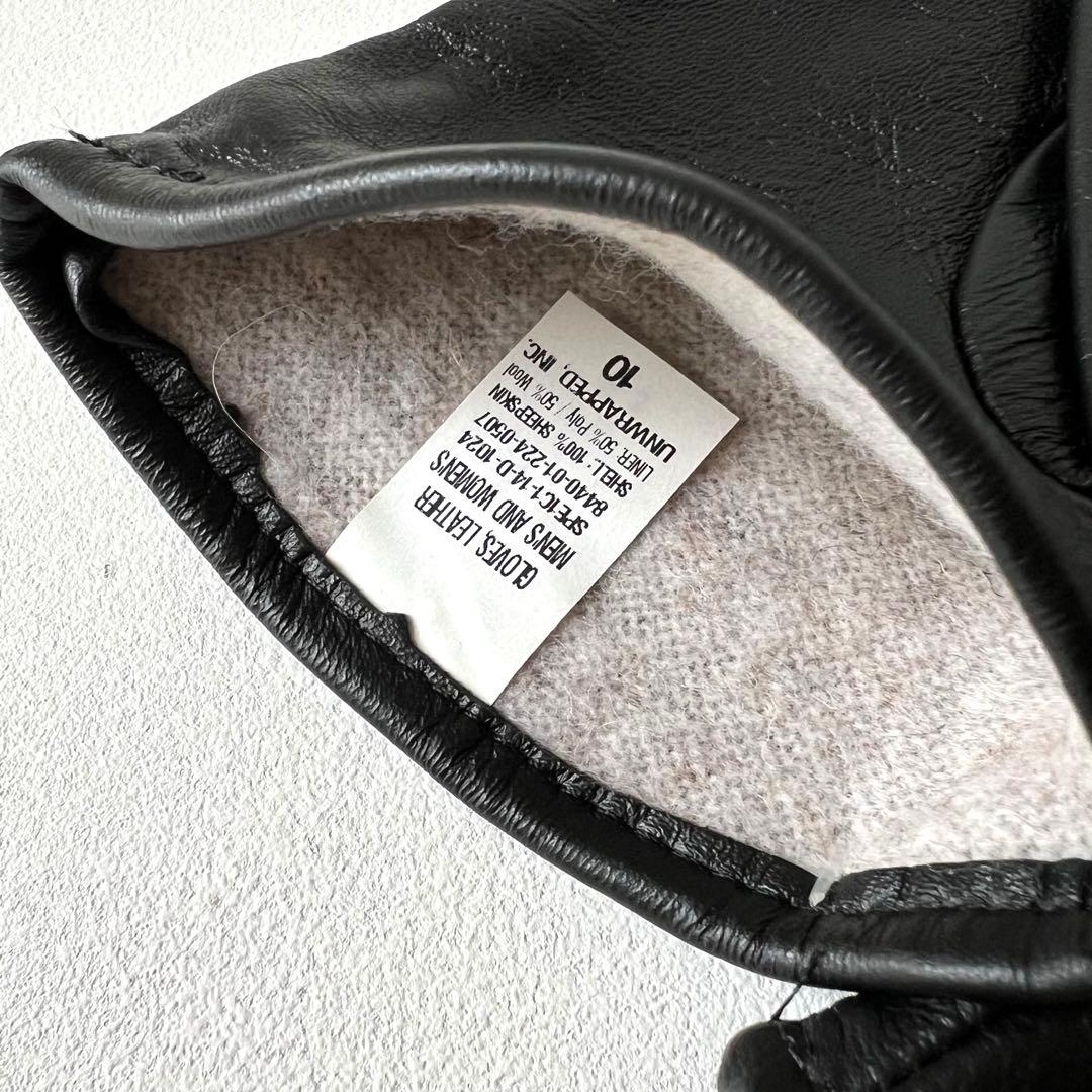 【Sale】90s US Armyシープスキン 手袋10レザーグラブ 米軍