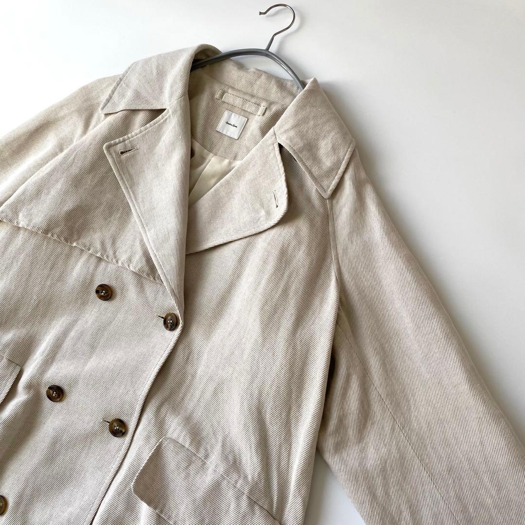 SpickandSpan✨定価3.4万円 リネン混　オーバーサイズ トレンチ