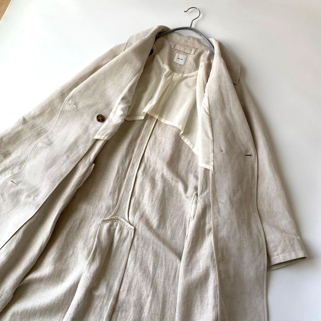 SpickandSpan✨定価3.4万円 リネン混　オーバーサイズ トレンチ