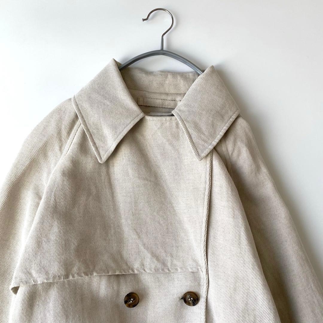 SpickandSpan✨定価3.4万円 リネン混　オーバーサイズ トレンチ