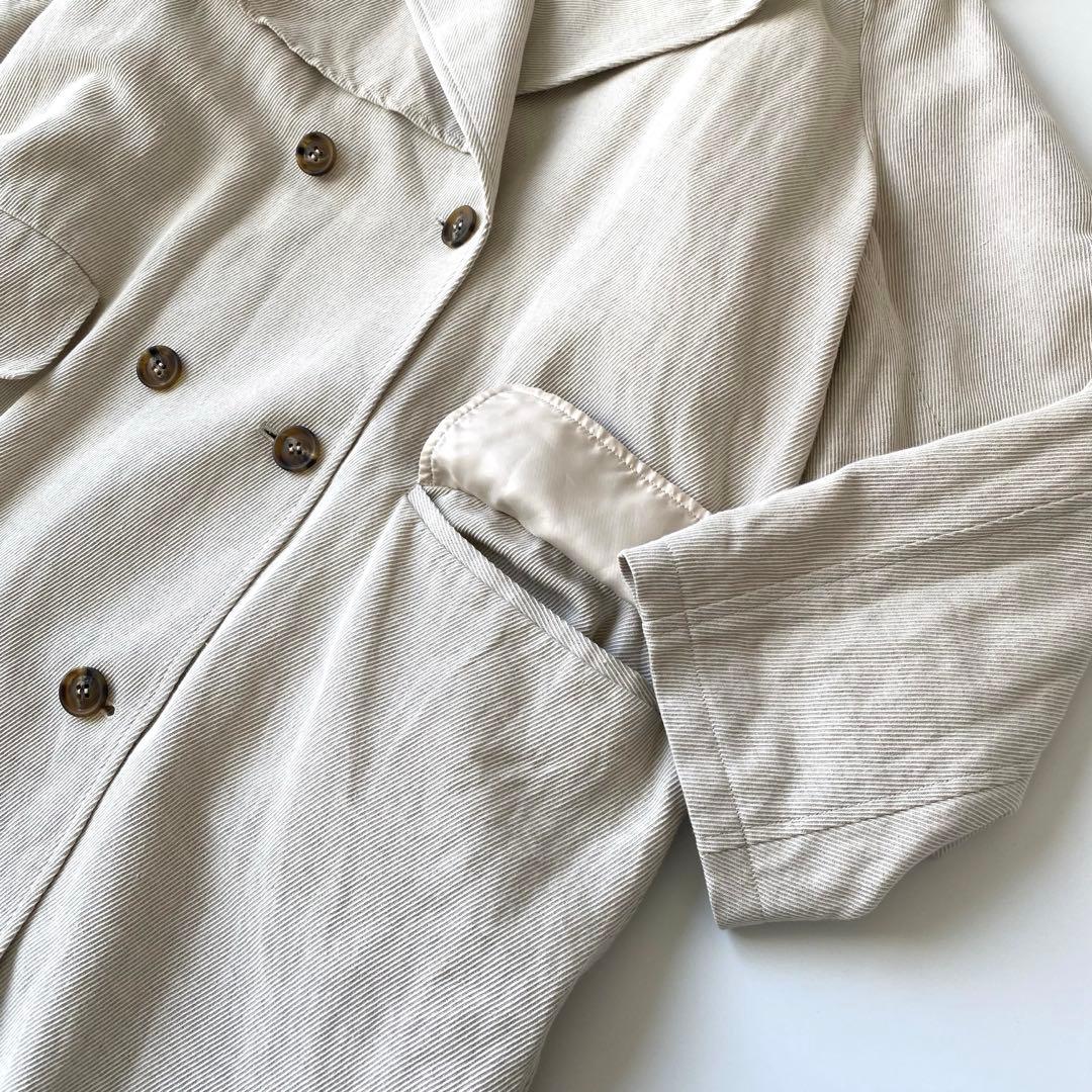 SpickandSpan✨定価3.4万円 リネン混　オーバーサイズ トレンチ