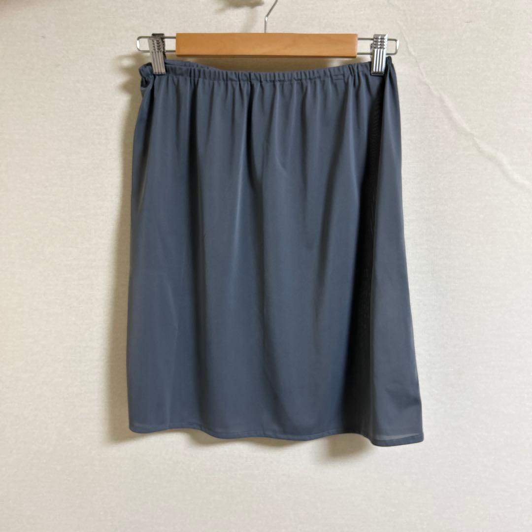 theory luxe セオリーリュクス ウールジャージータイトスカートMグレー