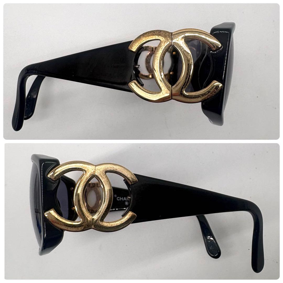 【良品！✨】CHANEL シャネル サングラス メガネ ココマーク 黒