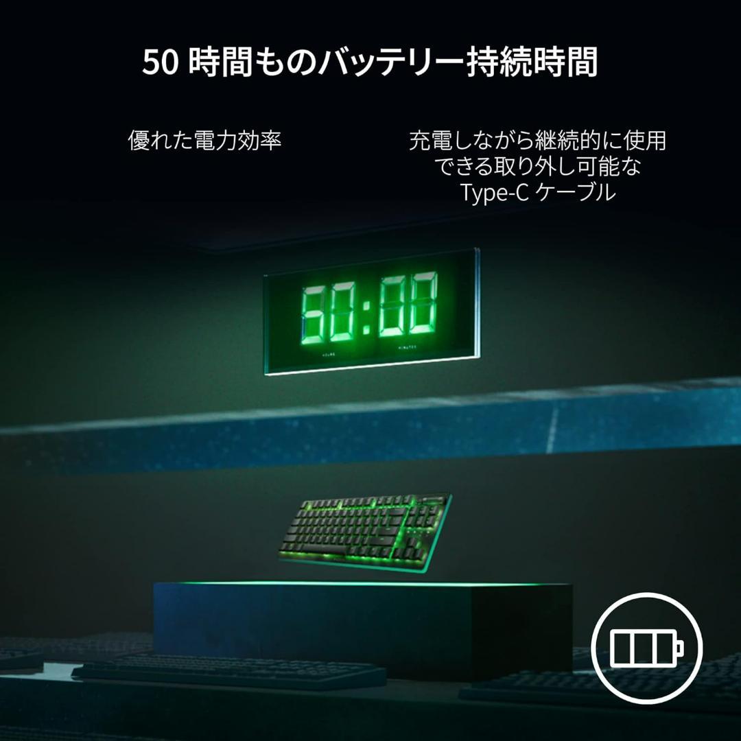 Razer 光キーボード DeathStalker V2 Pro テンキーレス