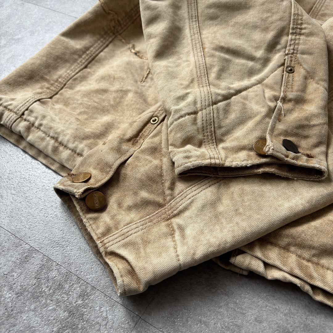 エ*ジ様 80s USA製 carhartt ブラウン チョアジャケット M