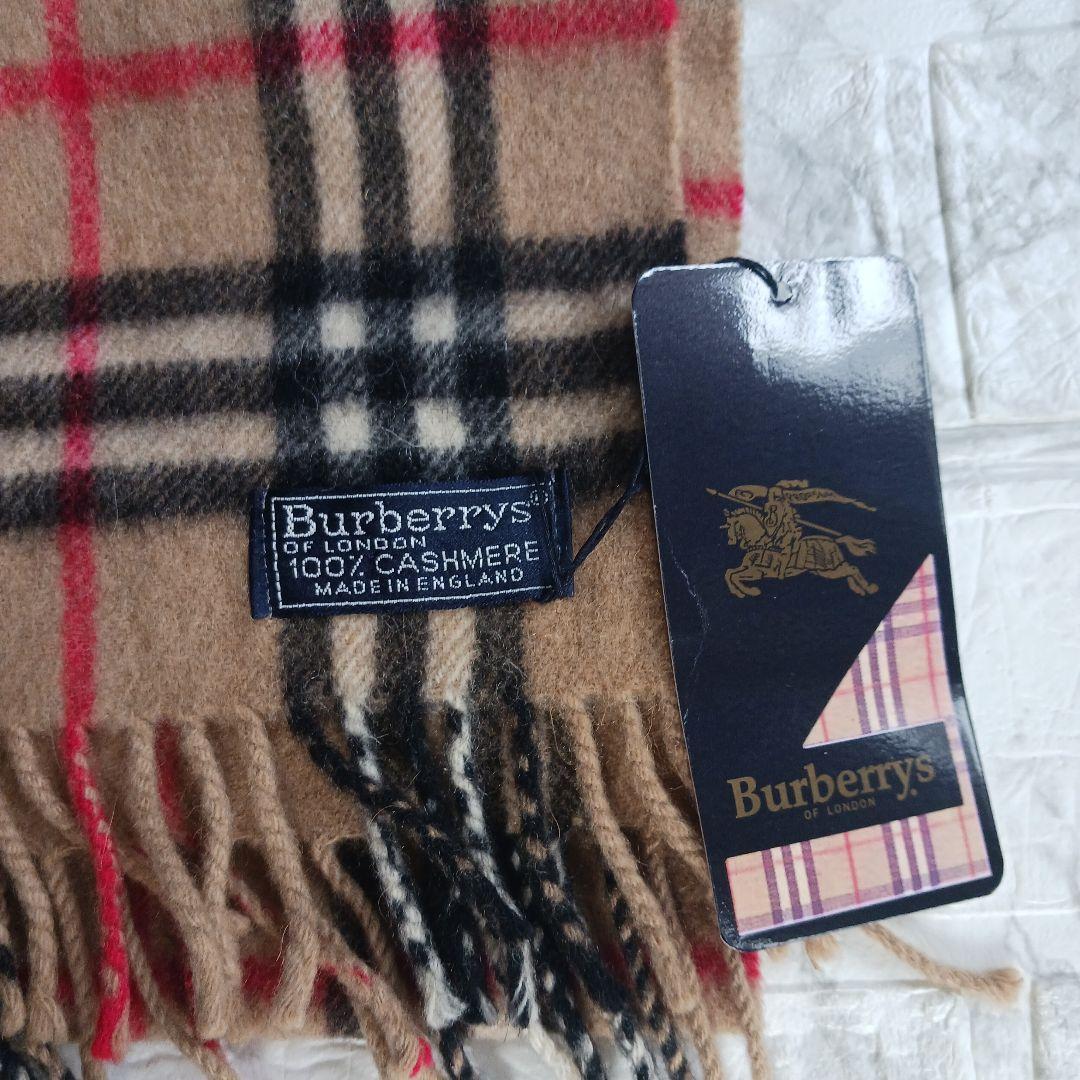 Burberry's カシミヤ マフラー チェック柄