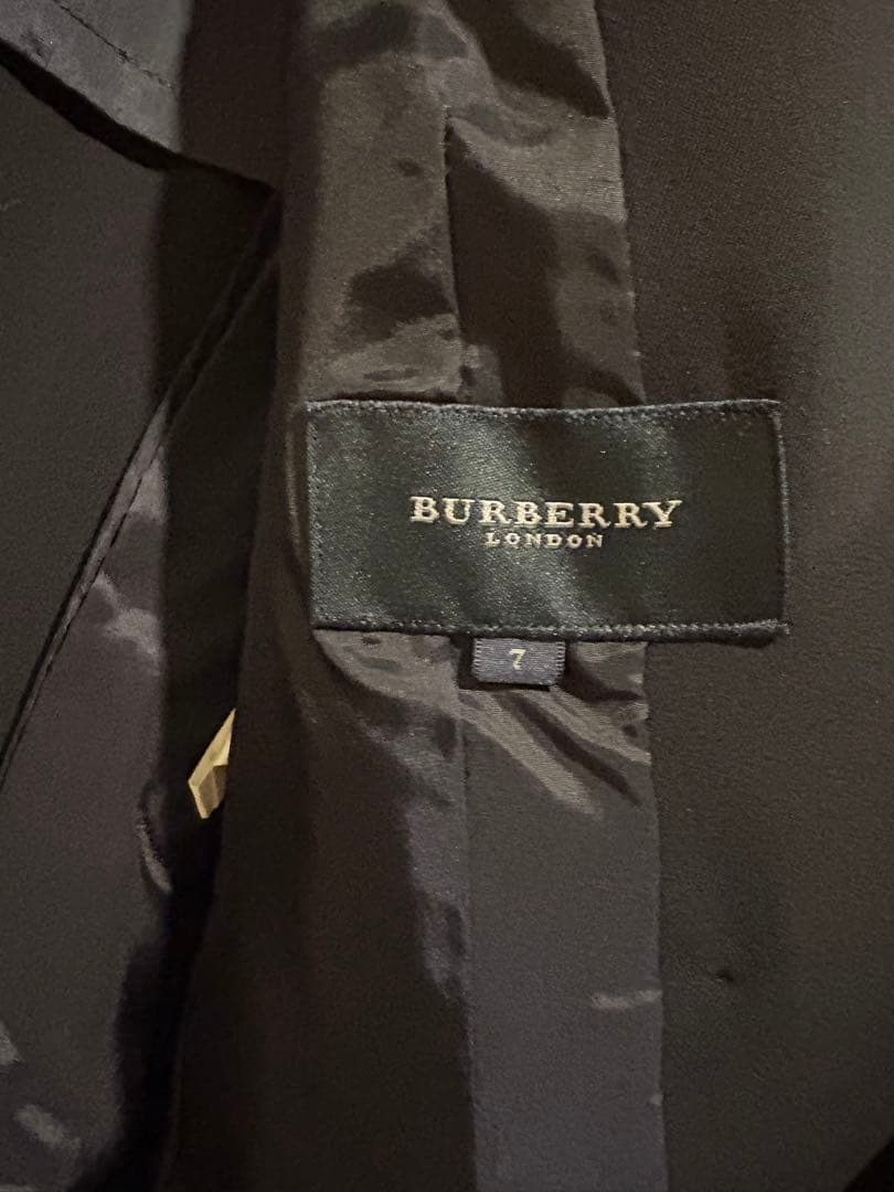 BURBERRY バーバリー　ダブルジャケット　ネイビー　S