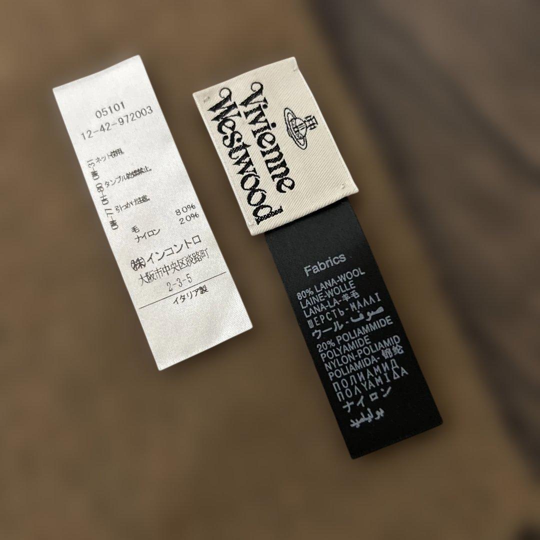 【極美品】ヴィヴィアンウエストウッド マフラー リバーシブル ビッグオーブ