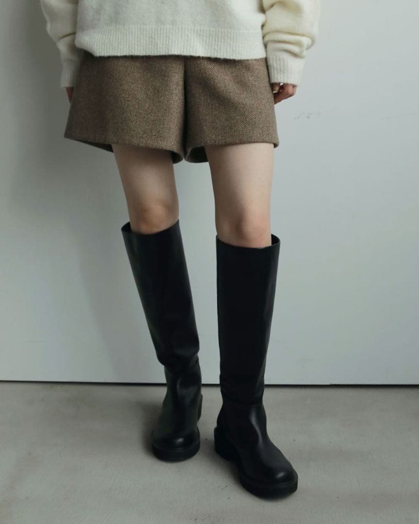 anuke アンヌークEcoleather Long Boots 38