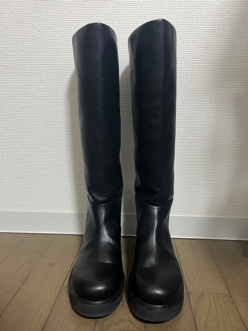 anuke アンヌークEcoleather Long Boots 38
