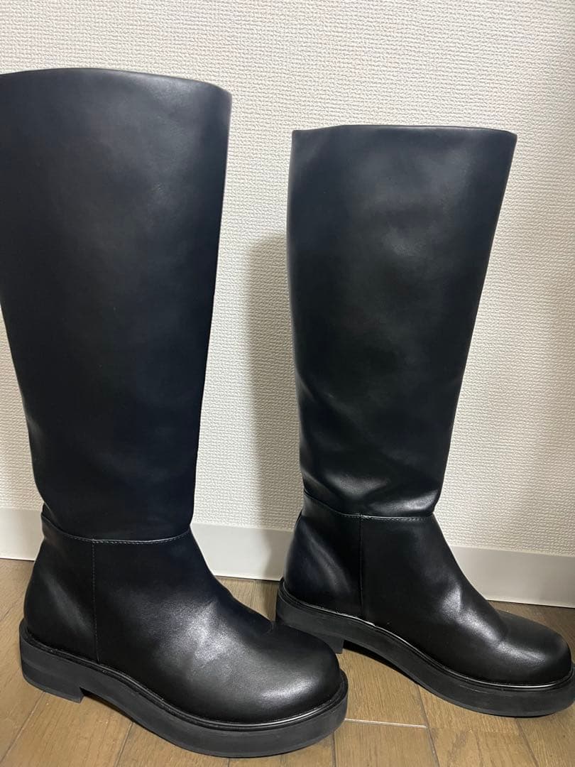 anuke アンヌークEcoleather Long Boots 38