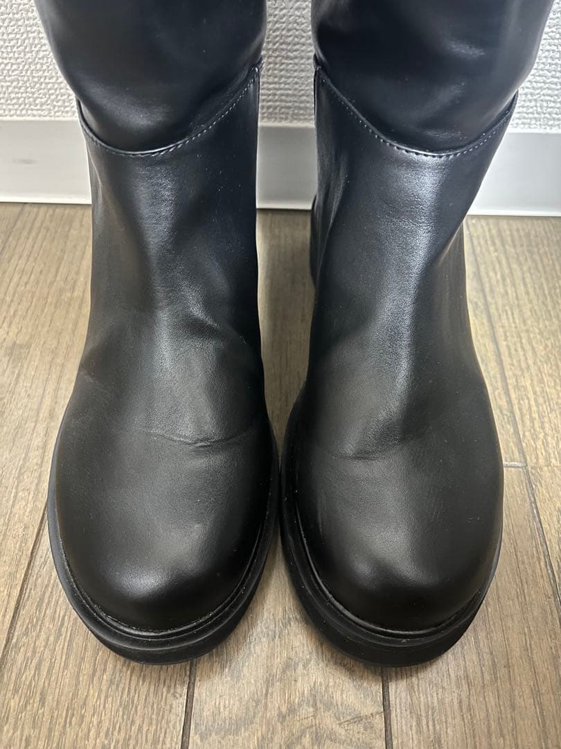 anuke アンヌークEcoleather Long Boots 38