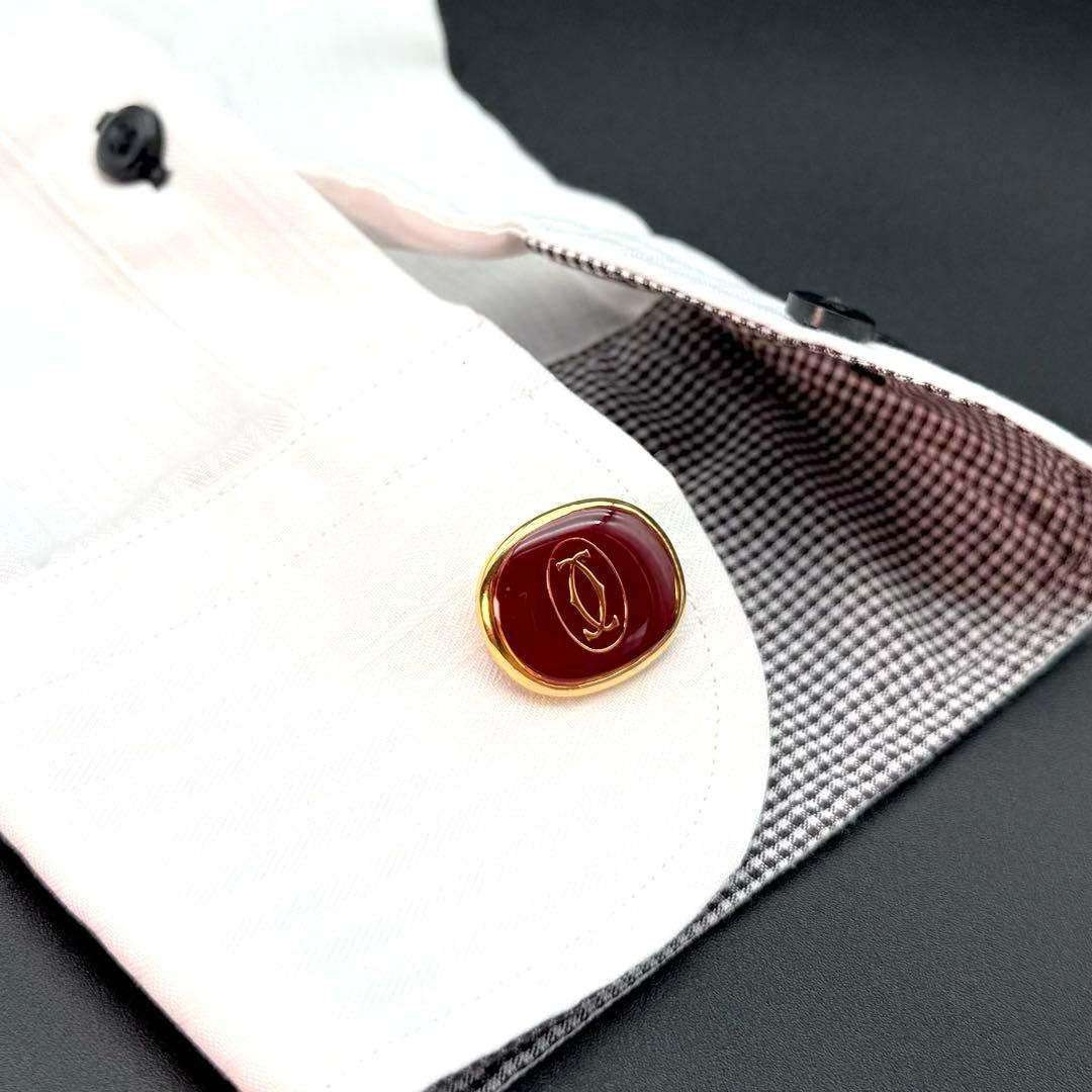 【美品】Cartier カルティエ　マストライン　カフスリンクス　シャツ用
