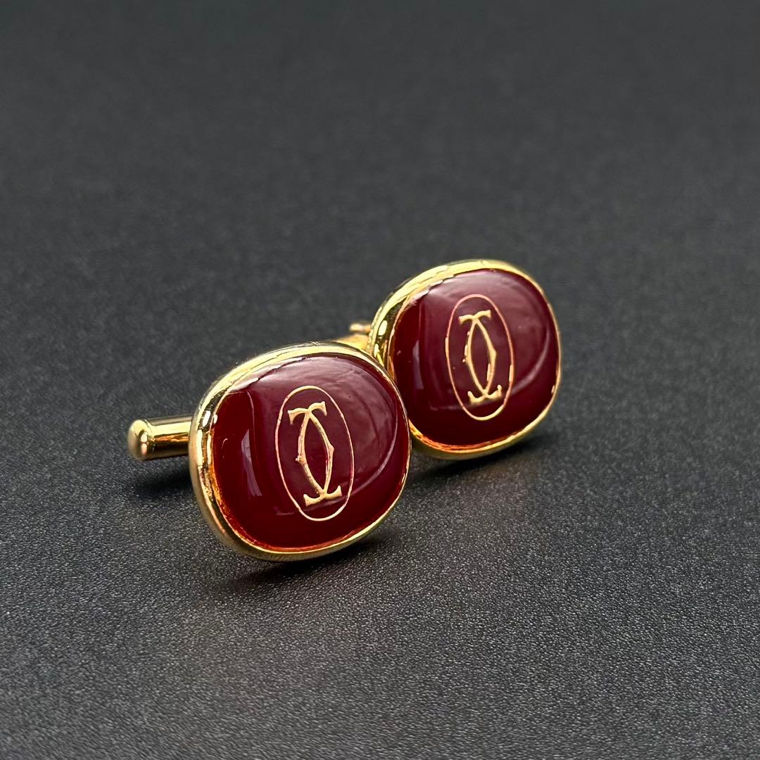 【美品】Cartier カルティエ　マストライン　カフスリンクス　シャツ用