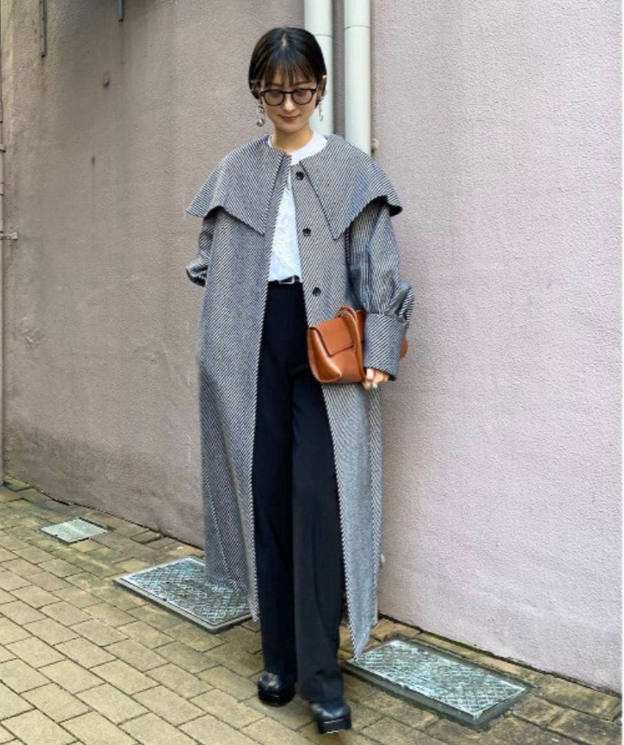 ジャケット・アウター 2602076 Ameri 2WAY CAPE PUFF SLEEVE COAT