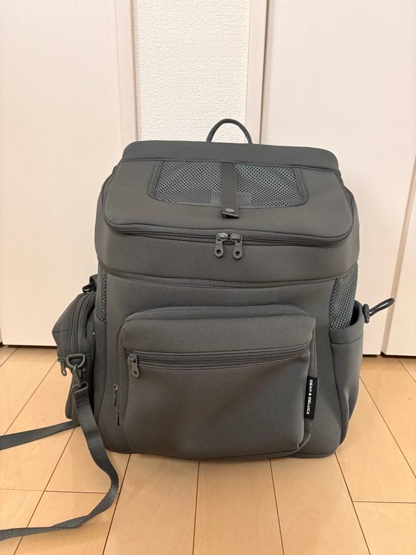 DEAN & DELUCA バックパックキャリー　Mサイズ グレー