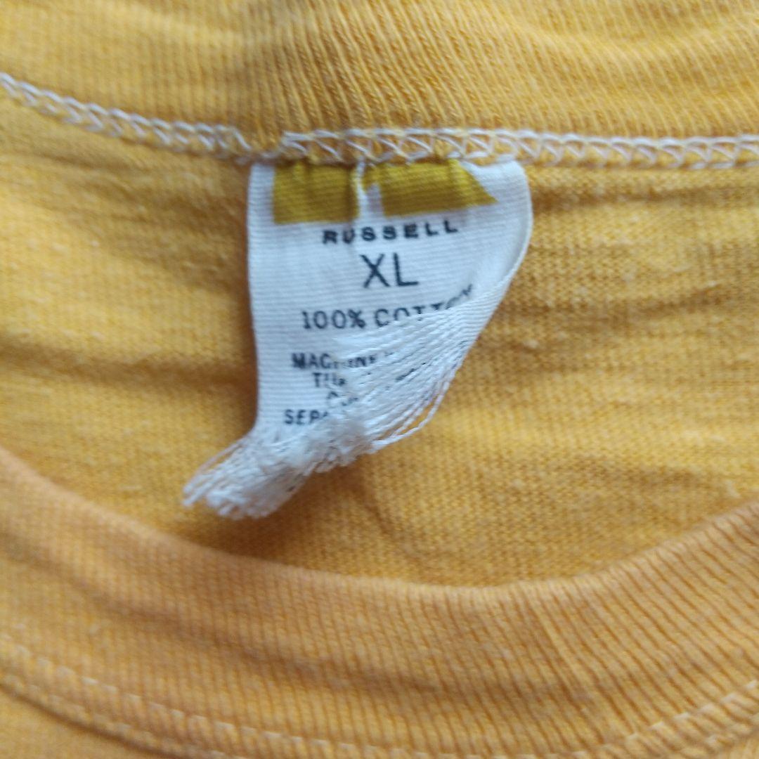 70S ビンテージ RUSSELL 金タグ Tシャツ 1973年 ピンナップ