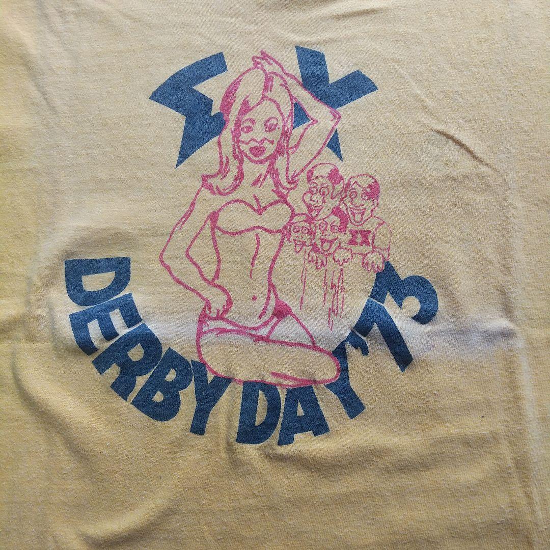 70S ビンテージ RUSSELL 金タグ Tシャツ 1973年 ピンナップ