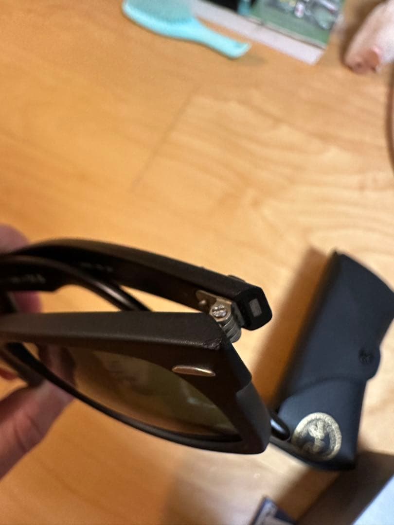 Ray-Ban Wayfarer マットブラック グリーンレンズ