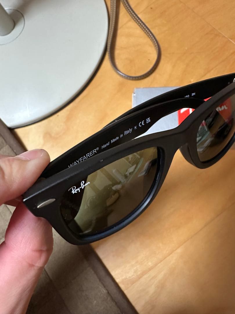 Ray-Ban Wayfarer マットブラック グリーンレンズ