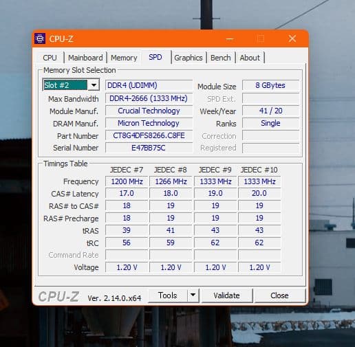 Crucial 16GB DDR4 メモリ 2666MHz