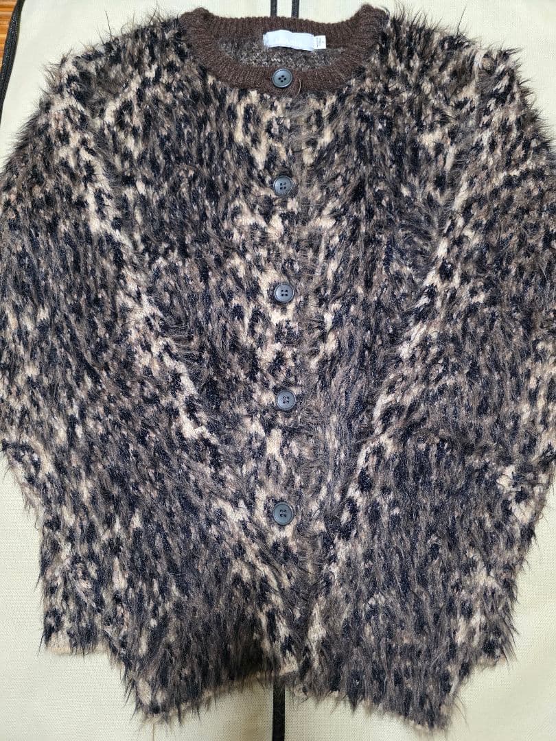 MOUSSY　BRUSHED LEOPARD カーディガン
