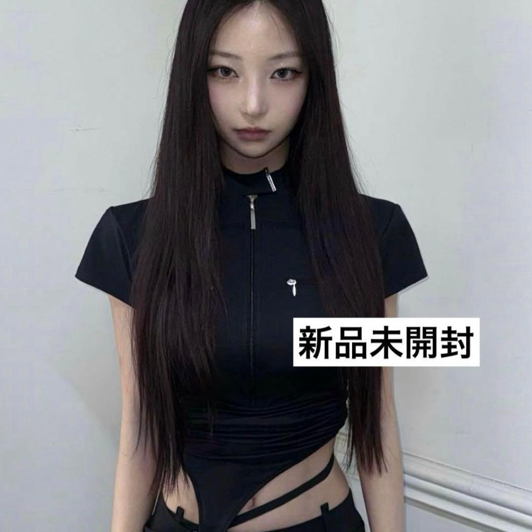トップス theredthread zip asymmetric tops