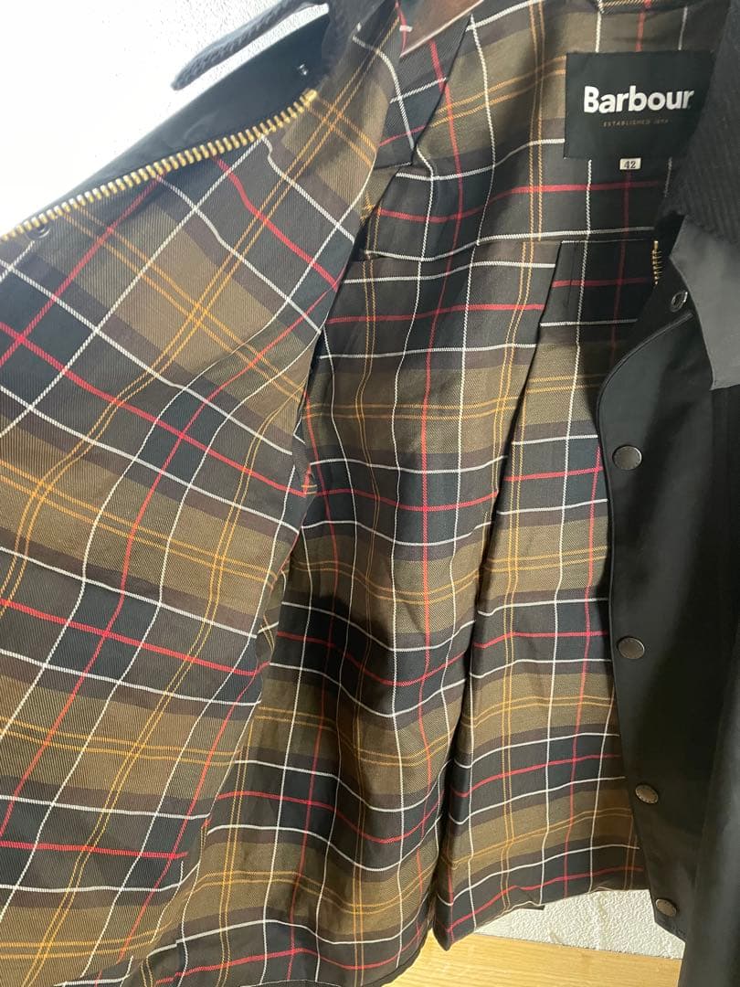 BARBOURx /別注トランスポート 【バックベント】入りタグ有　ノンオイル