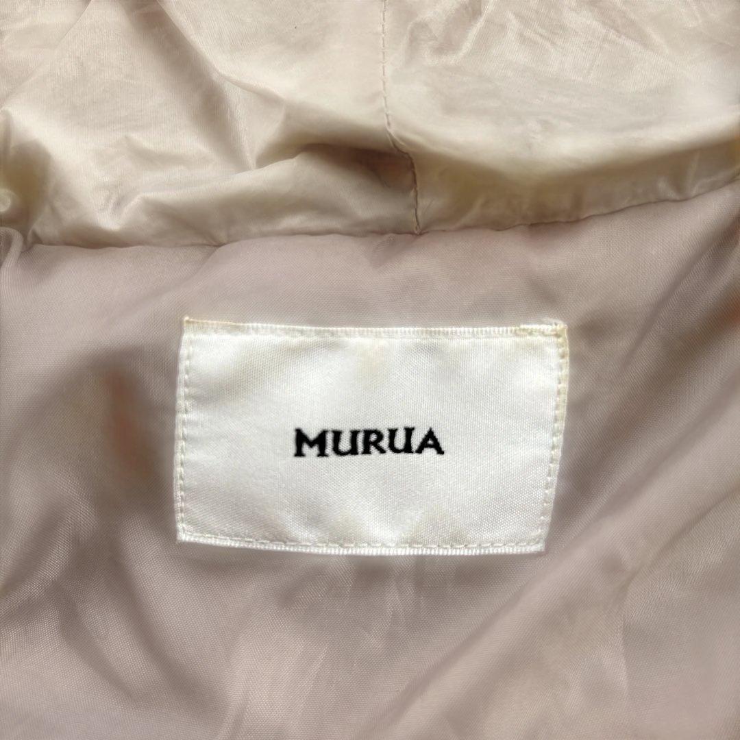 MURUA キルトドッキングボアコート　ベージュ　free