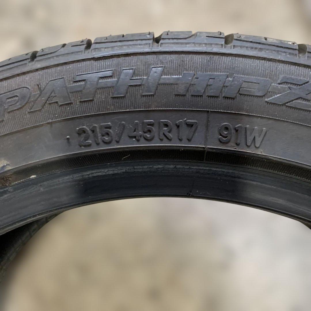 サマータイヤ TOYO TRANPATH 215/45R17 （青858）