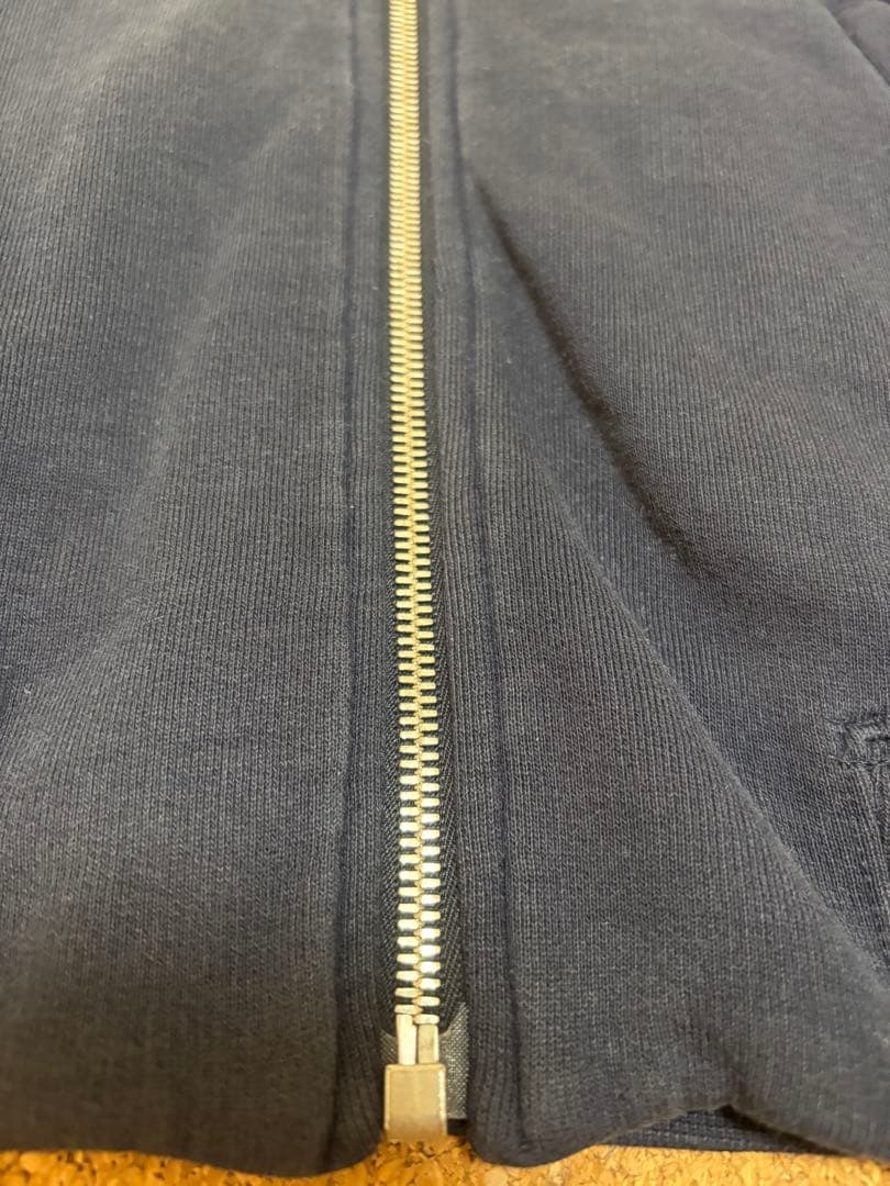 Maison Margiela14 レザー エルボーパッチ スウェット ブルゾン
