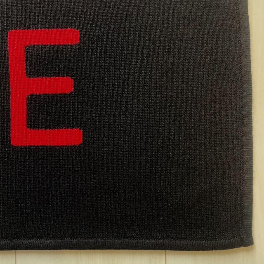 CELINE・マフラー・ロゴ入り・ブラック/レッド・セリーヌ・美品
