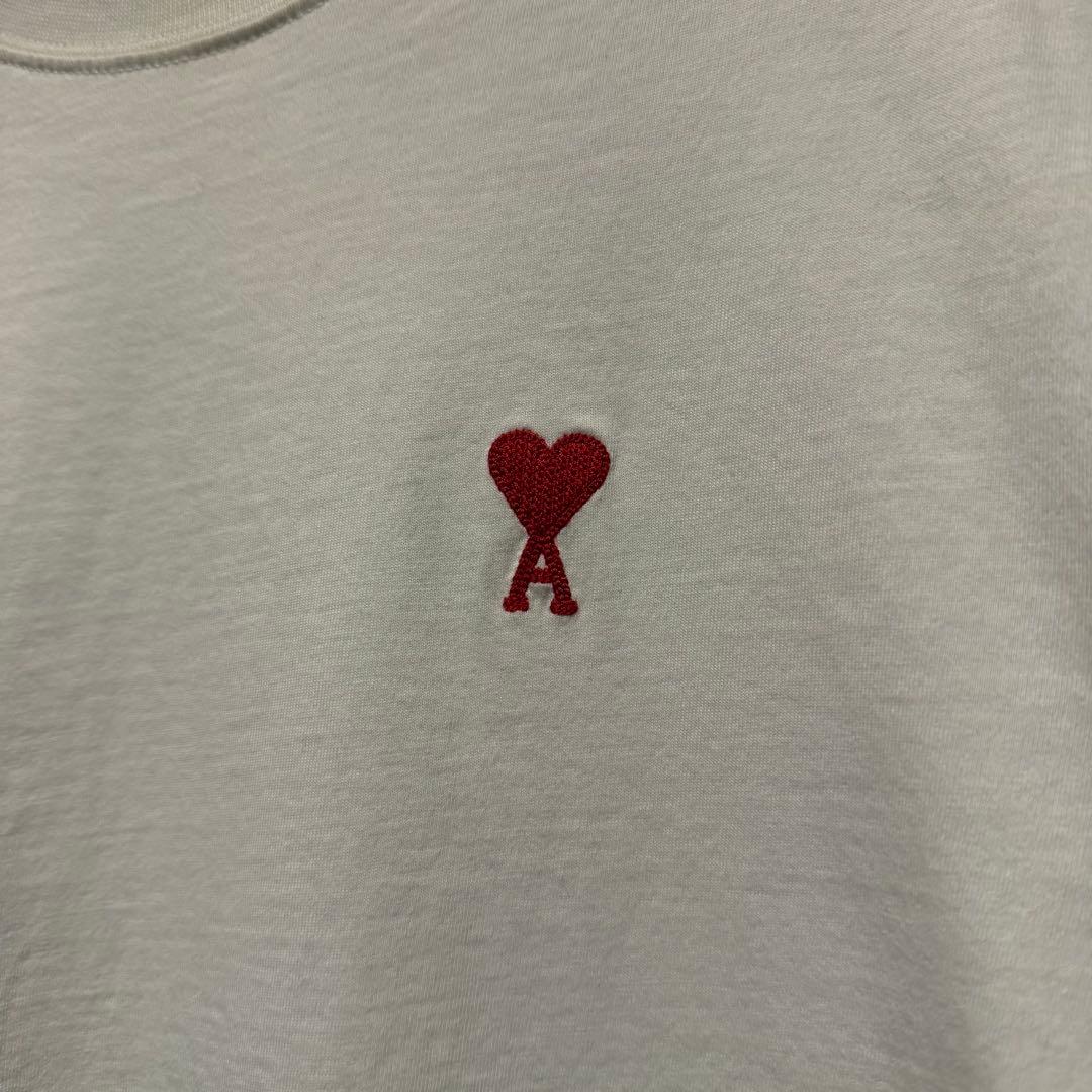【正規品】Ami paris アミパリス　刺繍ロゴTシャツ
